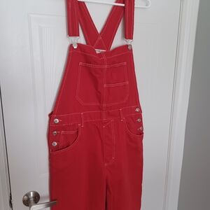 Red Women's Overalls